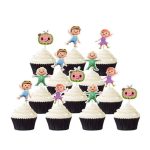 Cocomelon Cupcake Topper Picks, 24pcs