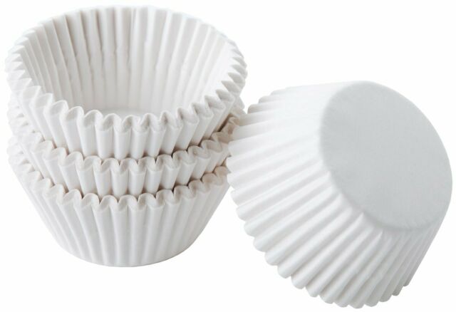 101274.jpg White Cupcake Cases, 100ct - Image 1