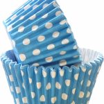 Blue & Whitre  Polkadots Cupcake Cases