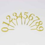Acyrlic Number Topper Set, 0-9