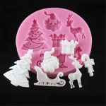 Mini Christmas Decoration Silicone Mould, SM-1151