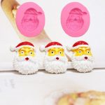 Mini Santa Claus Face Silicone Mould