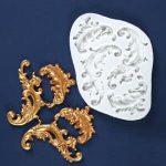 Embossed Lace Border  Silicone Mould, SM-1719