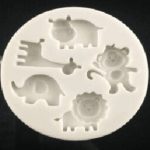 Cute Cartoon Animals Silicone Mould, SM-2019