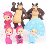 Masha & The Bear Toy Topper, 2 Characters