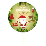 5 inch Round Christmas Topper