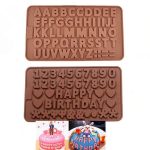 Happy Birthday & Alphabets Chocolate Moulds