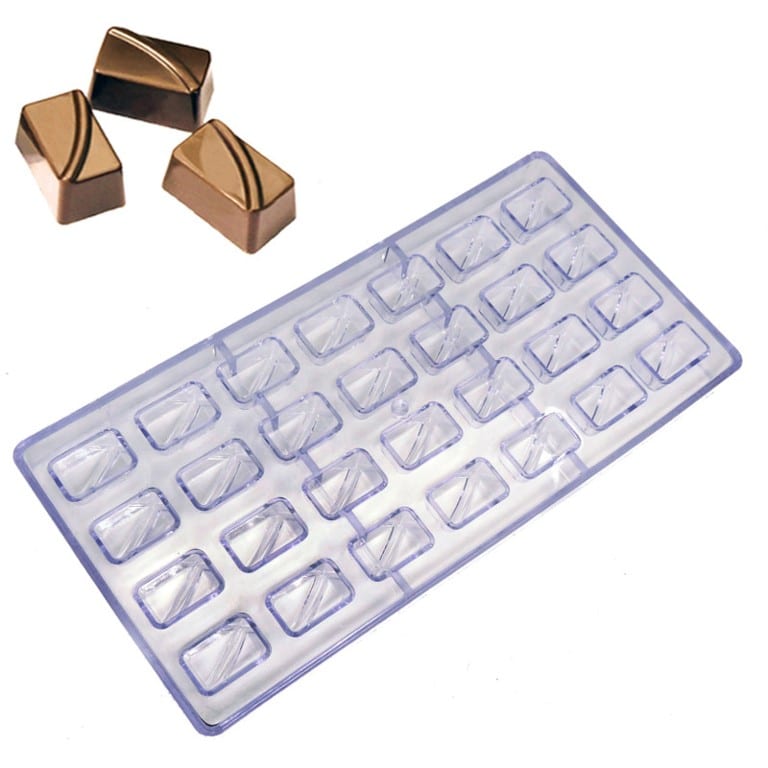 101753.jpg Bites Polycarbonate Chocolate Mold, CC-20 - Image 1