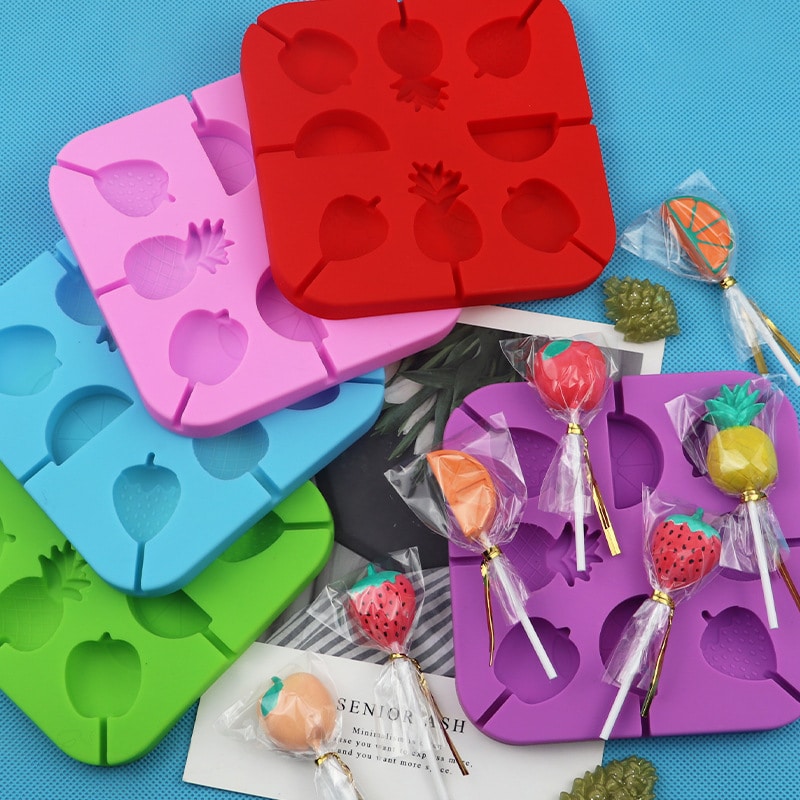 101833.jpg 8 Cavity Fruits Shape Lollipop & Chocolate Mould - Image 1