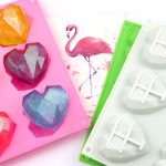 6 Cavity Diamond Heart Mould