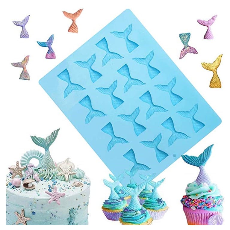 102067.jpg Mini Fish Tail Silicone Mould, CM-102 - Image 1