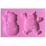 Chubby Snowman SiIlicone Mould