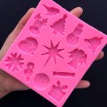 Christmas Silicone Mould, 12s