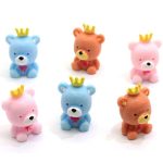 Mini Teddy Bear Topper, 3pcs