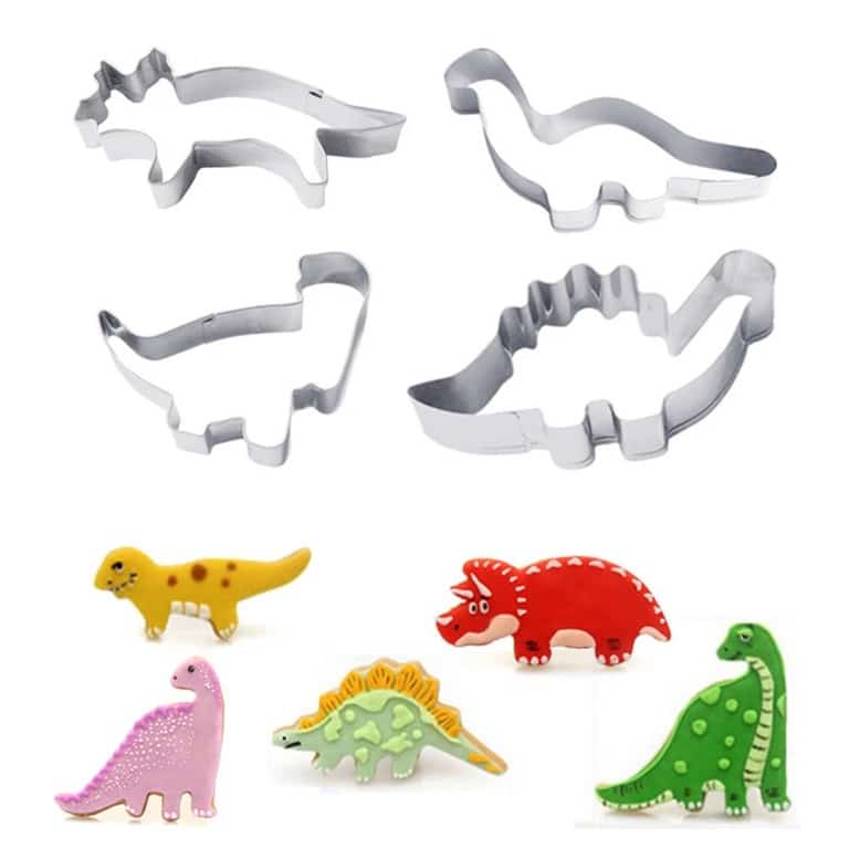 102152.jpg Dinosaur Cookie Cutter, 4pcs - Image 1