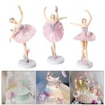 Dancing Ballerina Cake Topper, 3pcs