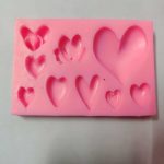Hearts Silicone Mould SM-3195