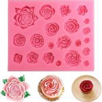Rose Silicone Mould, 21pcs