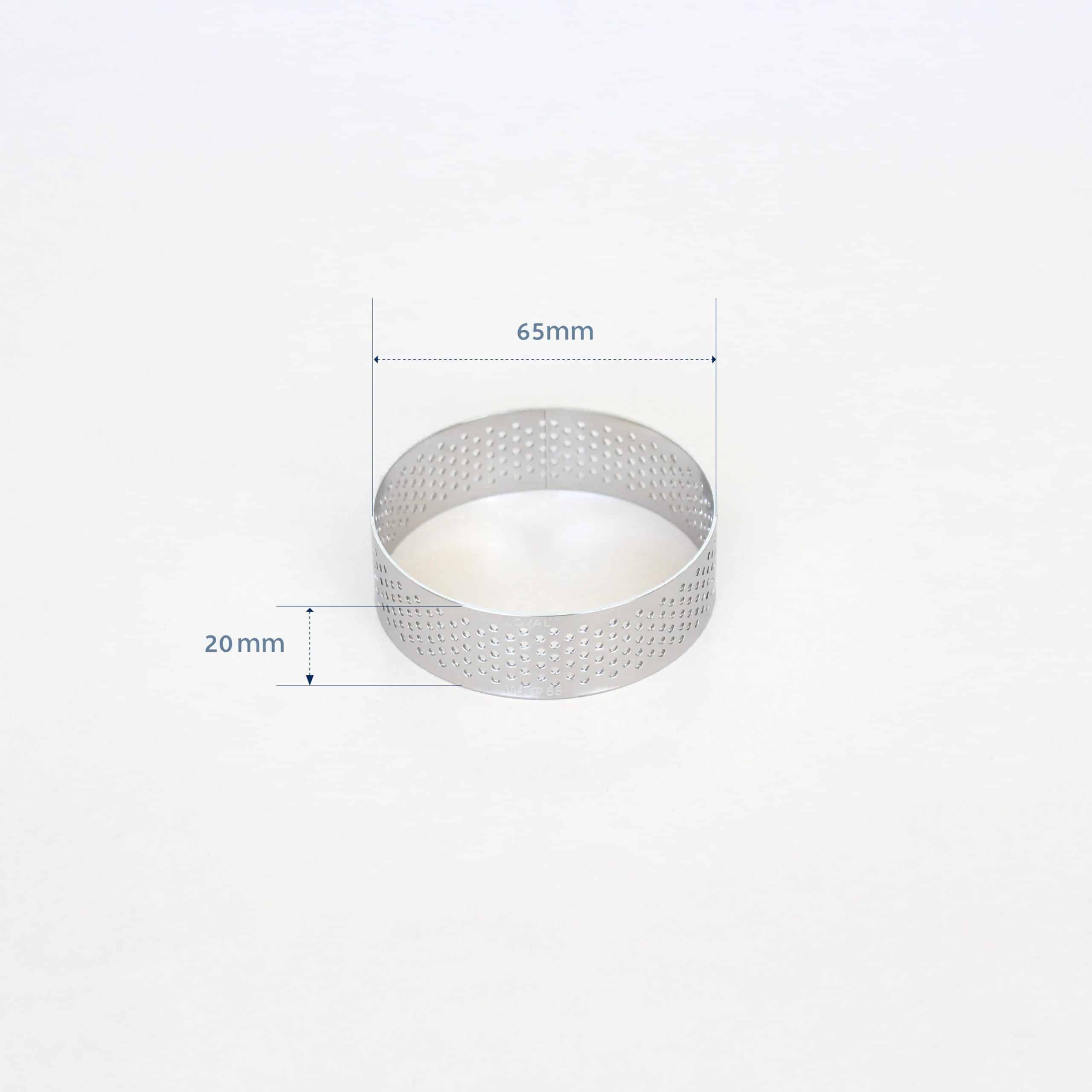 104109-ring-65x20mm.jpg Perforated Tart Ring 65x20mm - Image 1