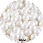 White Sugar Pearls 10mm