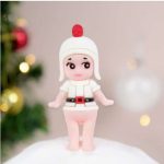 Santa Girl Christmas Toy Topper