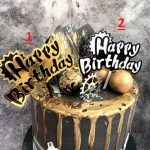 Happy Birthday  Acrylic Cake Topper