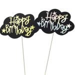 Happy Birthday Cloud Cake Topper