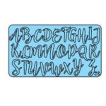 Fancy Uppercase Letters Sweet Stamp, TXHM027