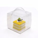 Clear Small Cake Box, 15x15x13cm