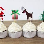 Christmas Cupcake Topper, 24pcs