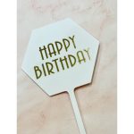 Happy Birthday Cake Topper