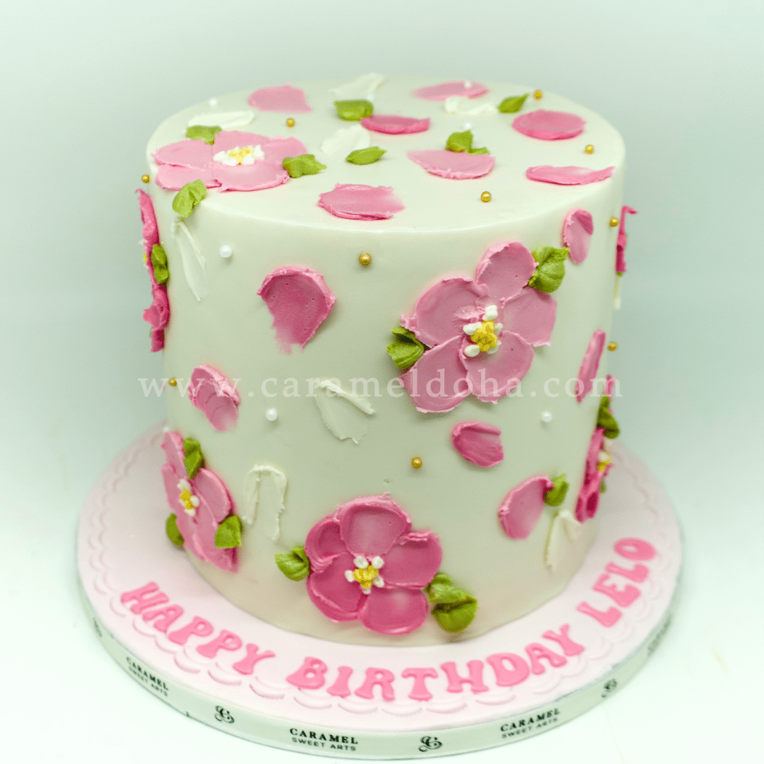2-7.png Painted Buttercream Flower Cake - Image 1