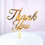 Thank You Acyrlic Topper