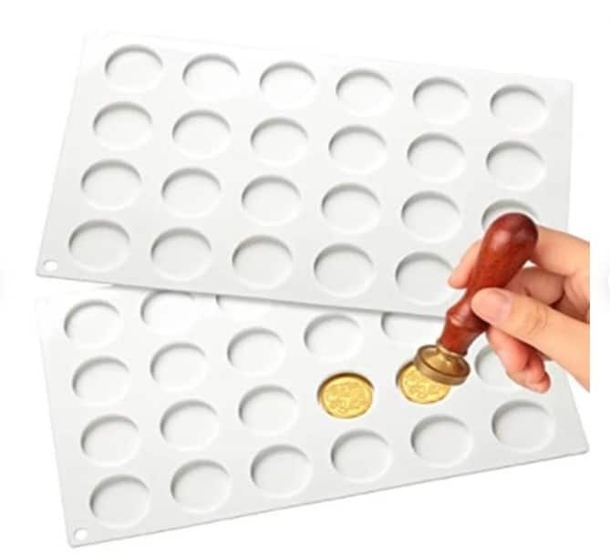 3308-24-cavity-mould-34mm.jpg Round Silicone Mould, 24pcs - Image 1