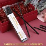 Black & Gold Splattered Candles