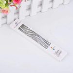 Silver Curly Candles