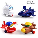 Super Wings Cake Toy Topper, 4pcs