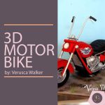 3D Motor Bike Cake