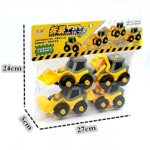 4pcs Construction Topper