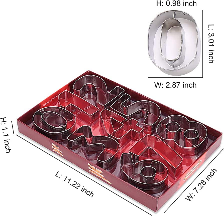 46685-numbers-cookie-set.jpg Numbers Cutter Set - Image 1