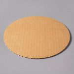 8" Round Single Corrugated Cake Board, 5pcs - Image 2
