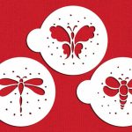 Garden Bugs Stencil Set, 3pcs