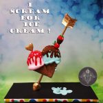 Ice Cream Heart Cake