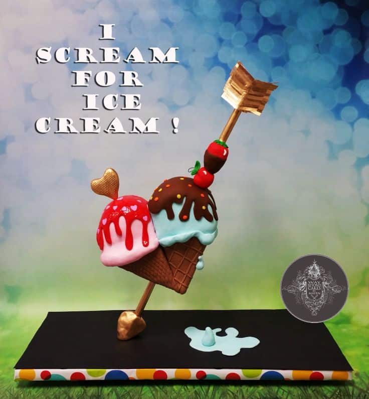 559dd45eb3031f6a74a0b9517929b0d9-ice-cream-party-funny-cake.jpg Ice Cream Heart Cake - Image 1