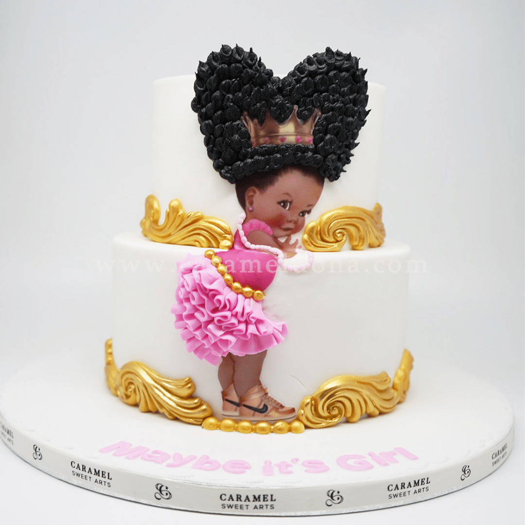 72.png Baby Girl Cake - Image 1