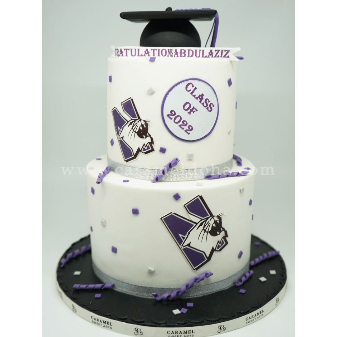 80.png Graduation Cake - Image 1