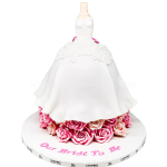 Bridal Dress Cake