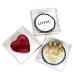 Biscuit Box 9x9x2cm, 10pcs per pack