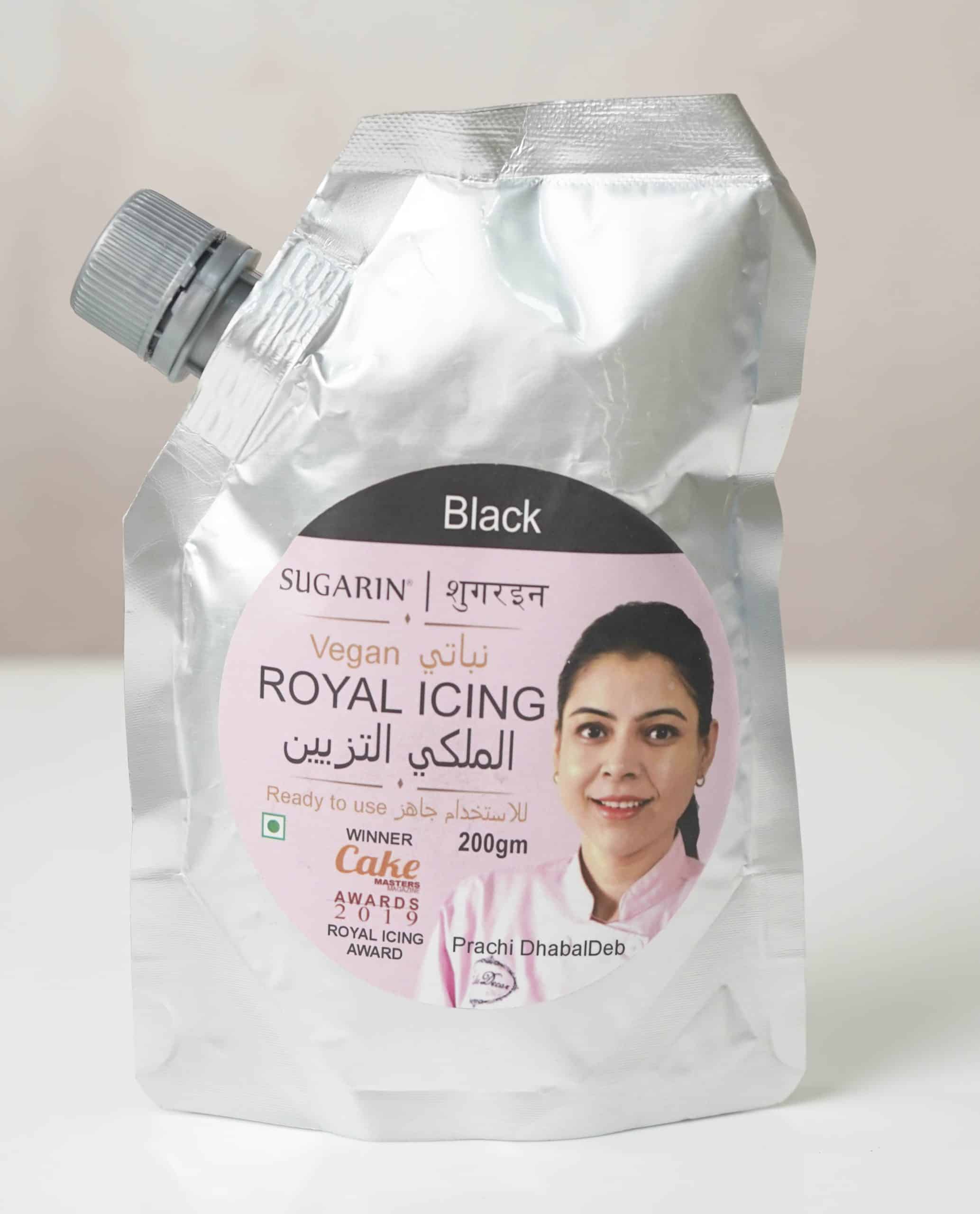 Black-Royal-Icing-scaled-1.jpg Black Royal Icing 200g - Image 1