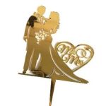 Mr & Mrs Cake Topper